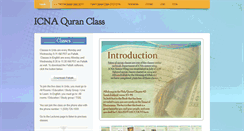 Desktop Screenshot of icnaquranclass.com